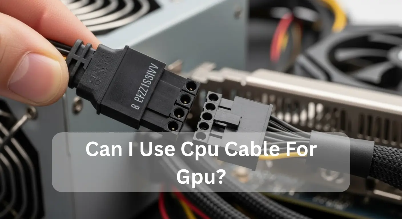 Can I use CPU cable for GPU? Learn the risks and why it's not recommended for optimal GPU performance.