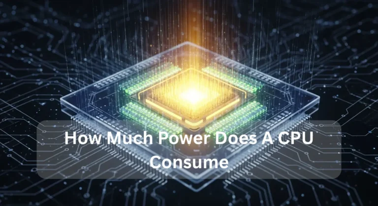 Learn how much power a CPU consumes with this visual of a processor in action and energy usage.