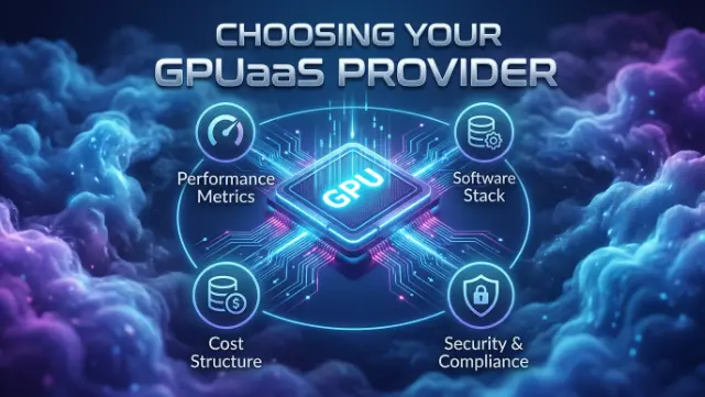 How to Choose the Right GPU as a Service Provider: selecting GPUaaS based on performance, cost & security metrics